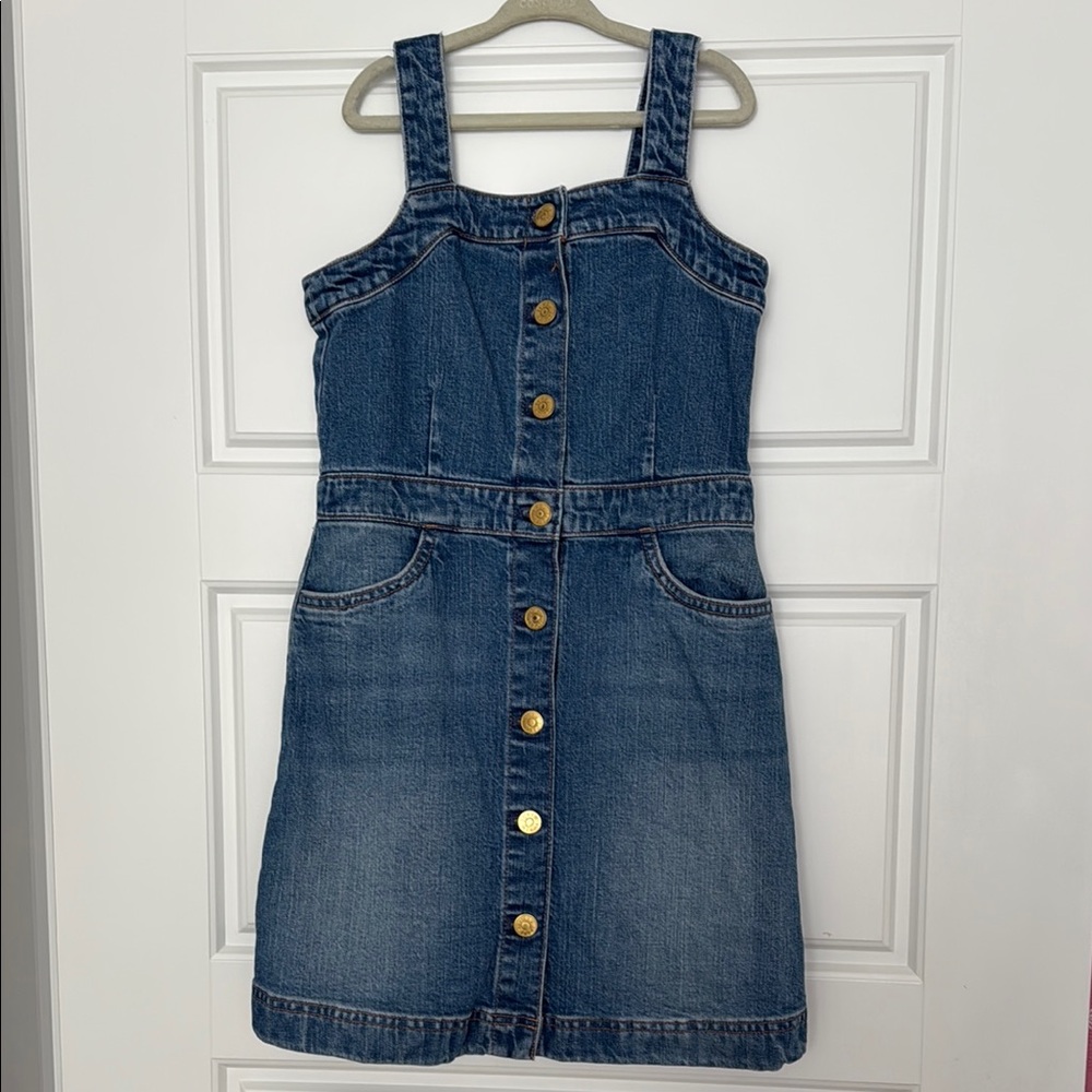Denim Button-Down Dress